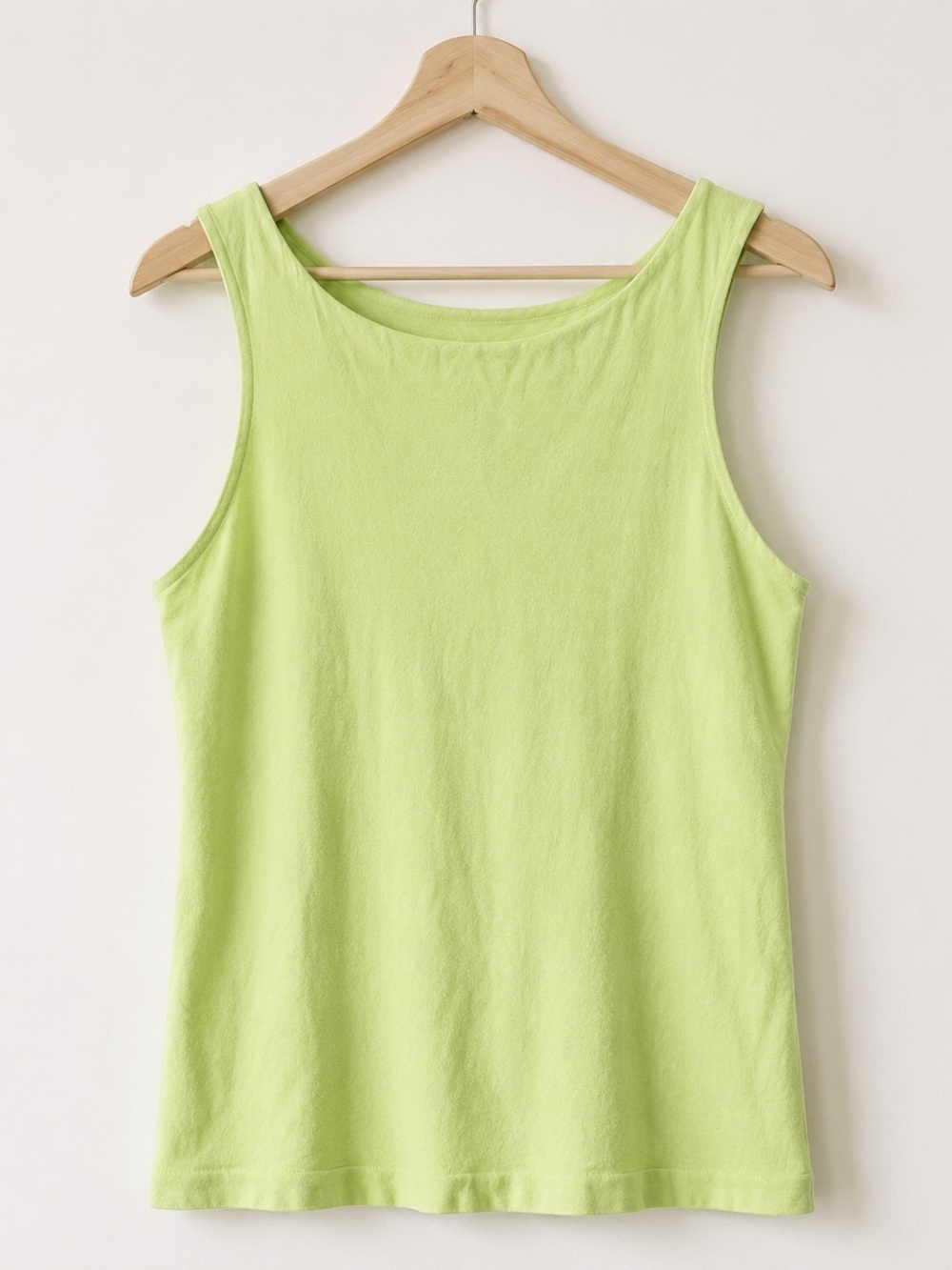 Free People Intimately Neon Lime Built-In Bra Tank Top L